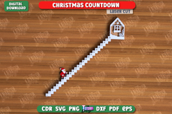 Christmas Countdown Laser Cut Bundle, Wooden Advent Calendar Product Image 6