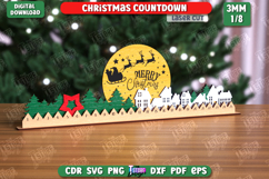 Christmas Countdown Laser Cut Bundle, Wooden Advent Calendar Product Image 3