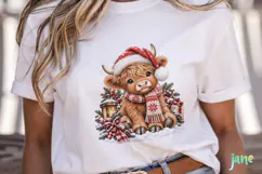 Christmas Cow PNG Product Image 5