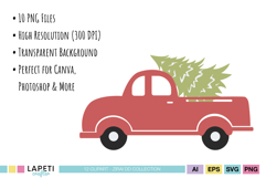 Complete Christmas clipart collection for creative projects