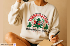 Christmas Crew Making Memories Together 2025 SVG Design Product Image 3