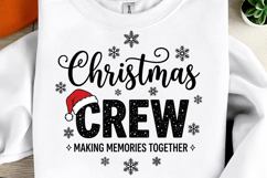Christmas Crew Family Holiday Shirt Design PNG Product Image 1