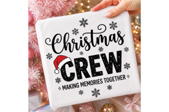 Christmas Crew Family Holiday Shirt Design PNG Product Image 2