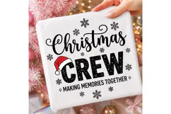 Christmas Crew Family Holiday Shirt Design PNG Product Image 2
