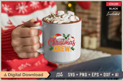 Christmas Crew SVG | Christmas SVG | Holiday SVG | Xmas SVG Product Image 3