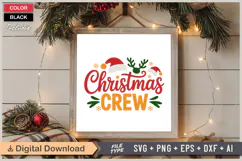 Christmas Crew SVG | Christmas SVG | Holiday SVG | Xmas SVG Product Image 6