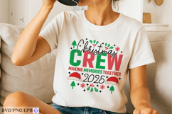 Christmas Crew 2025 SVG Family Holiday Shirt Design SVG PNG Product Image 2