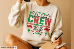 Christmas Crew 2025 SVG Family Holiday Shirt Design SVG PNG Product Image 4