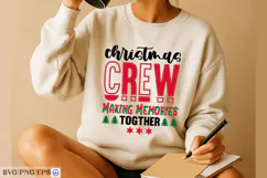 Christmas Crew SVG Cut File Family Christmas Vacation Quote Product Image 3