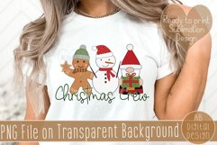 Christmas Sublimation Design | Christmas Crew | PNG Product Image 1