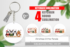 Christmas Critter Parade Keychain Product Image 1