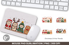 Christmas Critter Parade Mouse Pad Product Image 1