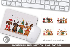 Christmas Critter Parade Mouse Pad Product Image 1