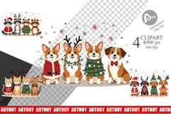 Christmas Critter Parade Clipart Product Image 1