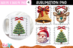 Christmas Crochet Sublimation Designs