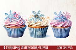 Christmas Cupcake Collection Bundle, Christmas Cupcake Clipart,  Christmas Cupcake Clipart Bundle, Christmas Cupcake Watercolor, Watercolor Christmas Cupcake, Christmas Cupcake Sublimation,  Christmas Cupcake, Christmas Cupcake Clip Art, Christmas Cupcake