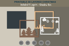 Christmas Tree with ornaments 3D layered SVG Product Image 3