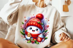 Christmas Cute Ghost PNG, Gingerbread PNG, Kids Christmas Product Image 2