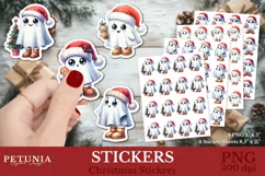 Cute christmas stickers png designs being used as trendy Christmas Stickers print