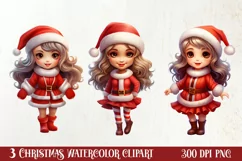 Christmas Cute Girl Sublimation Clipart, Christmas Cute Girl Clipart, Christmas Cute Girl Clipart Bundle, Christmas Cute Girl Watercolor, Watercolor Christmas Cute Girl, Christmas Cute Girl Sublimation, Christmas Cute Girl, Christmas Cute Girl Clip Art,  