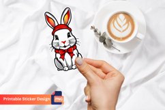 Christmas cute retro forest animal sticker Product Image 1