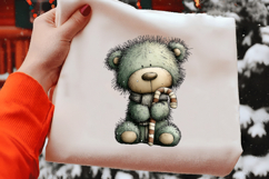 Christmas Cute Teddy Bear Clipart Product Image 2