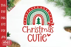 Christmas Rainbow SVG for Silhouette