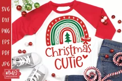 Christmas Rainbow SVG for Silhouette and Cricut
