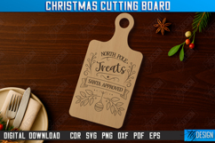 Christmas Cutting Board Laser Cut Bundle, Engraved Board SVG Product Image 4