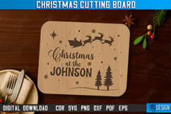 Christmas Cutting Board Laser Cut Bundle, Engraved Board SVG Product Image 5