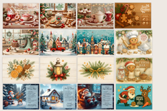 Christmas Kitchen Set, cutting board, Christmas towel, mug Product Image 9