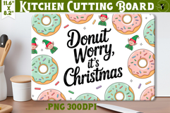 Kitchen Cutting Board | Cute Christmas Cutting Board Product Image 1