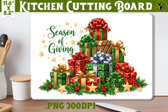 Kitchen Cutting Board | Cute Christmas Cutting Board Product Image 1