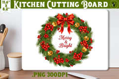 Kitchen Cutting Board | Cute Christmas Cutting Board Product Image 1