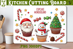 Kitchen Cutting Board | Cute Christmas Cutting Board Product Image 1