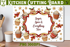 Kitchen Cutting Board | Cute Christmas Cutting Board Product Image 1