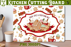 Kitchen Cutting Board | Cute Christmas Cutting Board Product Image 1