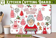 Kitchen Cutting Board | Cute Christmas Cutting Board Product Image 1