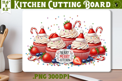 Kitchen Cutting Board | Cute Christmas Cutting Board Product Image 1