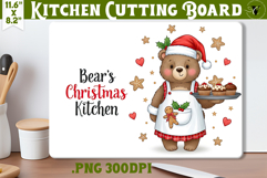 Kitchen Cutting Board | Cute Christmas Cutting Board Product Image 1