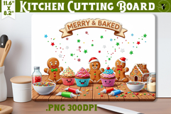 Kitchen Cutting Board | Cute Christmas Cutting Board Product Image 1