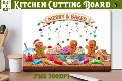 Kitchen Cutting Board | Cute Christmas Cutting Board Product Image 1