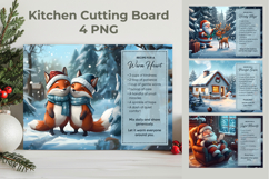 Funny Christmas Kitchen Board, Holiday Recipe Quote Product Image 2