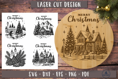 Christmas Cutting board laser engraving