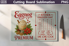 Christmas Cutting Board | Kitchen Conversion Chart Product Image 1