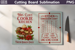 Christmas Cutting Board | Kitchen Conversion Chart Product Image 1