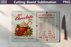 Christmas Cutting Board | Kitchen Conversion Chart Product Image 1
