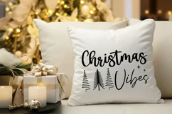 Christmas Vibes SVG, Christmas Vibes holiday SVG Product Image 4