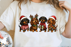 Christmas Dachshund PNG Product Image 2