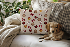 Christmas Seamless Pattern Holiday vintage Digital Paper Product Image 2